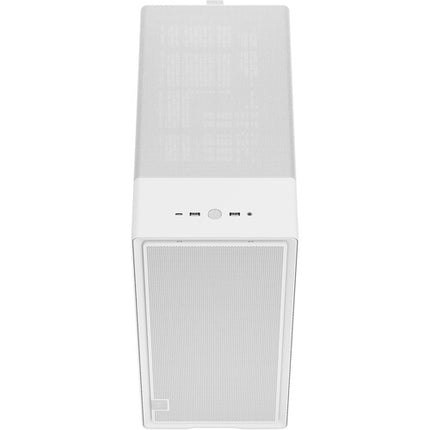 Fractal Design Epoch Caja Mid-Tower Blanca con Panel de Vidrio Templado soporte ATX Micro-ATX Mini-ITX y 3 Ventiladores Momentum
