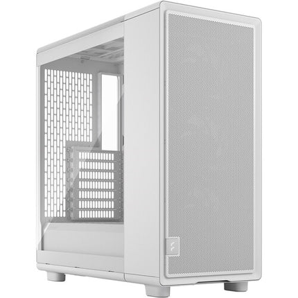 Fractal Design Epoch Caja Mid-Tower Blanca con Panel de Vidrio Templado soporte ATX Micro-ATX Mini-ITX y 3 Ventiladores Momentum