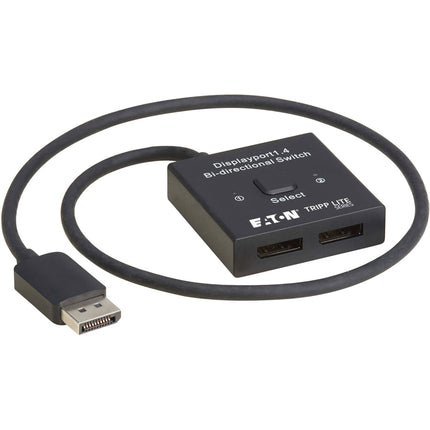 Tripp Lite 2x1 Bidireccional UHD 4K Switch DisplayPort hasta 8K30 HDR