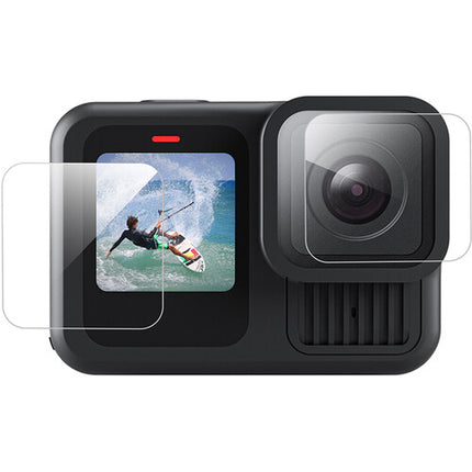 TELESIN Protector de Pantalla y Lente para GoPro HERO13 Cristal 2.5D 99% Transmitancia