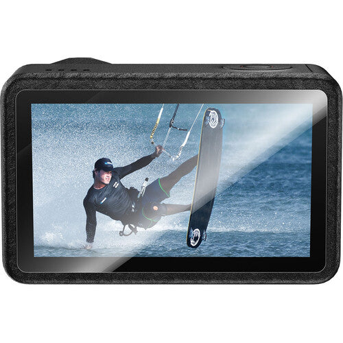 TELESIN Kit de película templada 9H para DJI Osmo Action 5 Pro protección pantalla y lente