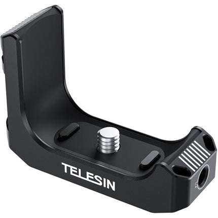 TELESIN L-Shape Mini Jaula Metal para Insta360 X4 con Montura Fría
