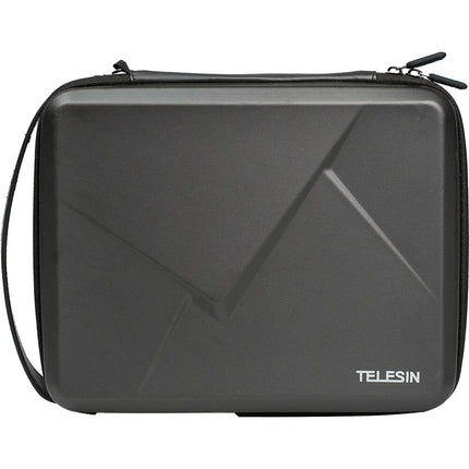 TELESIN Estuche resistente para DJI Osmo Action 3/4/5 Pro Kit ligero y con bolsillos de malla