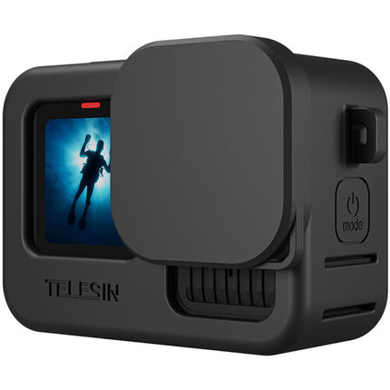 TELESIN Funda de Silicona Protectora 2.0 para GoPro HERO con Cubierta de Lente y Cordón