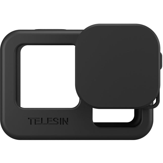 TELESIN Funda de Silicona Protectora 2.0 para GoPro HERO con Cubierta de Lente y Cordón