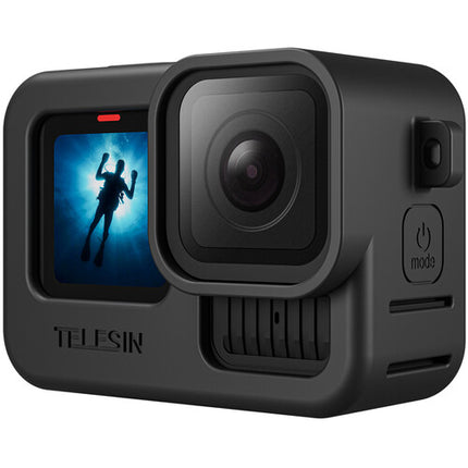 TELESIN Funda de Silicona Protectora 2.0 para GoPro HERO con Cubierta de Lente y Cordón