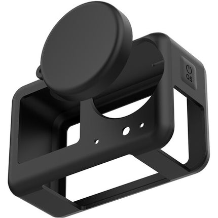 TELESIN Funda de Silicona Protectora para DJI Osmo Action 5 Pro 4 3 con Cubierta de Lente y Correa de Seguridad