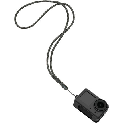 TELESIN Funda de Silicona Protectora para DJI Osmo Action 5 Pro 4 3 con Cubierta de Lente y Correa de Seguridad