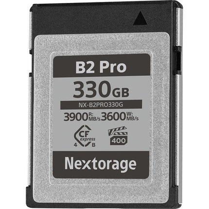 Nextorage NX-B2PRO Tarjeta de Memoria CFexpress 4.0 Tipo B 330GB 3900MBs Lectura 3600MBs Escritura