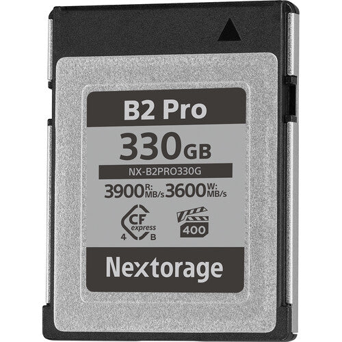Nextorage NX-B2PRO Tarjeta de Memoria CFexpress 4.0 Tipo B 330GB 3900MBs Lectura 3600MBs Escritura