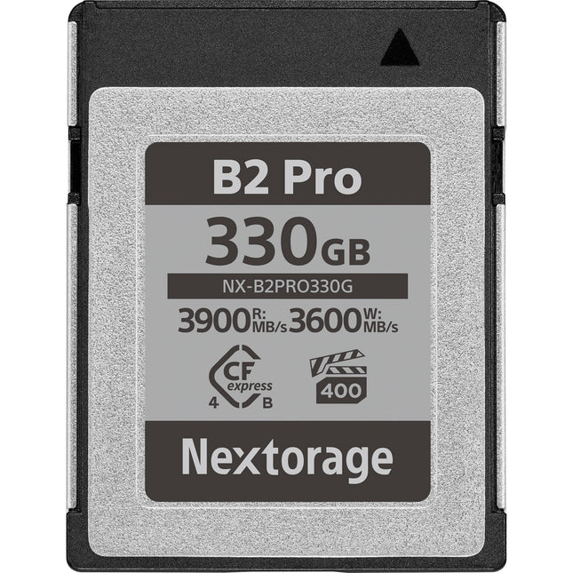 Nextorage NX-B2PRO Tarjeta de Memoria CFexpress 4.0 Tipo B 330GB 3900MBs Lectura 3600MBs Escritura