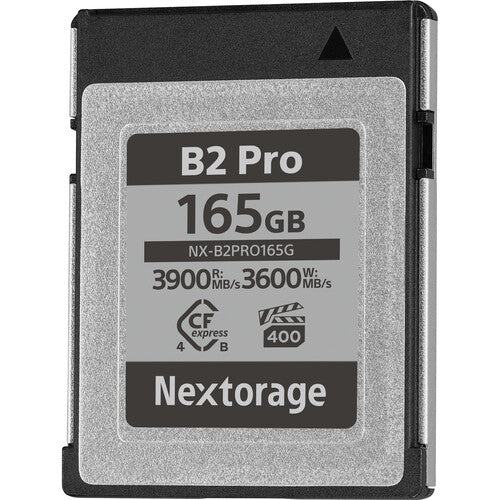 Nextorage 165GB NX-B2PRO CFexpress 4.0 Tipo B Tarjeta de Memoria 3900 MB/s Lectura 3600 MB/s Escritura