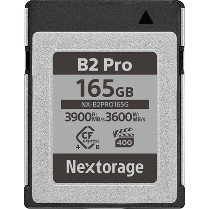 Nextorage 165GB NX-B2PRO CFexpress 4.0 Tipo B Tarjeta de Memoria 3900 MB/s Lectura 3600 MB/s Escritura