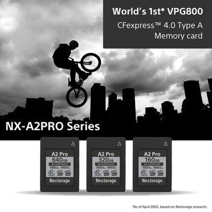Nextorage NX-A2PRO Tarjeta de Memoria CFexpress 4.0 Tipo A 640GB 1950MB/s