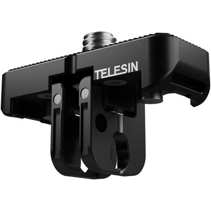 TELESIN Adaptador Doble para Insta360 X4 con Montura 1/4"-20 y Silicona