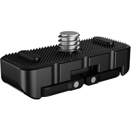 TELESIN Adaptador Doble para Insta360 X4 con Montura 1/4"-20 y Silicona