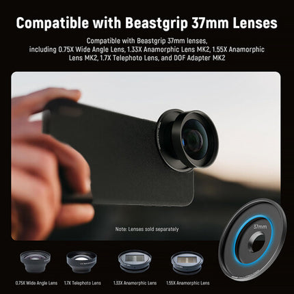 Neewer PA061 Adaptador de Anillo para Filtros de Lentes 17 a 58mm ligero y compacto