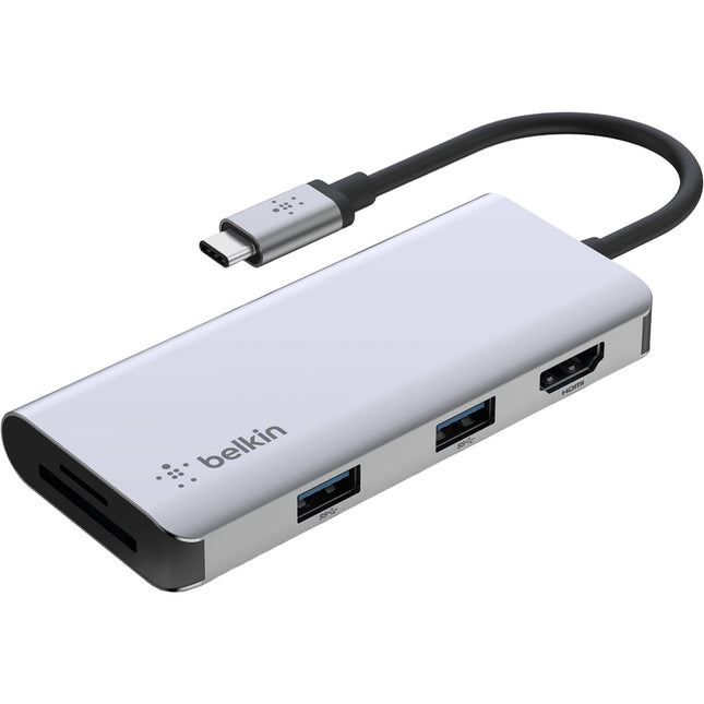 Belkin Connect USB-C 5 en 1 Multiport Hub V2 con HDMI 4K 60Hz y USB 5 Gb/s