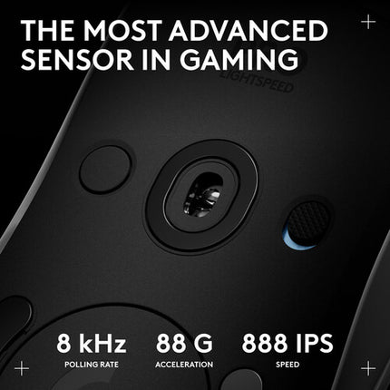 Logitech G PRO 2 LIGHTSPEED Ratón Inalámbrico Blanco 32000 DPI 1000 Hz