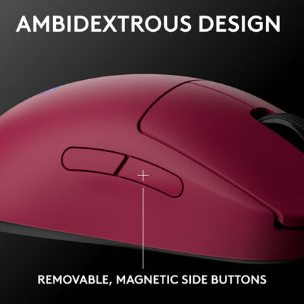 Logitech G PRO 2 LIGHTSPEED Ratón Inalámbrico 32000 DPI 1000 Hz Rosa