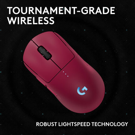 Logitech G PRO 2 LIGHTSPEED Ratón Inalámbrico 32000 DPI 1000 Hz Rosa