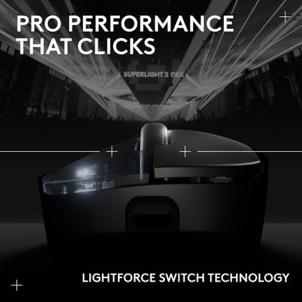 Logitech G PRO X SUPERLIGHT 2 Ratón Inalámbrico 44000 dpi 95 Horas Batería
