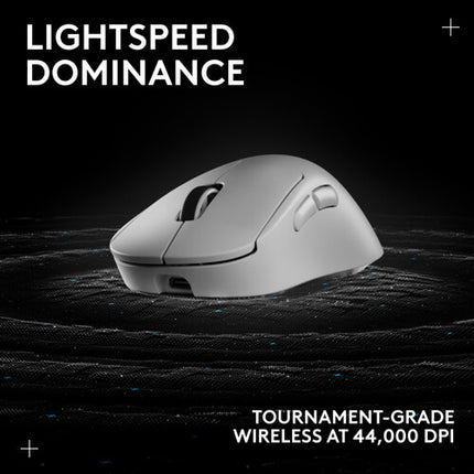 Logitech G PRO X SUPERLIGHT 2 DEX Mouse inalámbrico blanco 44000 dpi HERO 2 sensor