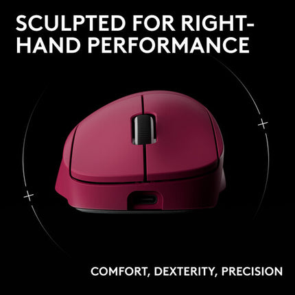 Logitech G PRO X SUPERLIGHT 2 DEX Ratón Inalámbrico 44000 dpi 95 Horas Batería