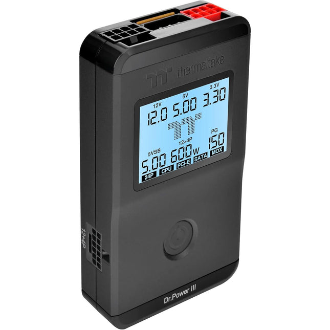 Thermaltake Dr Power III Probador Fuente de Poder ATX 150W 600W con Pantalla LCD