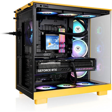 Thermaltake View 380 XL TG ARGB Caja Mid Tower ATX con 4 Ventiladores 120mm