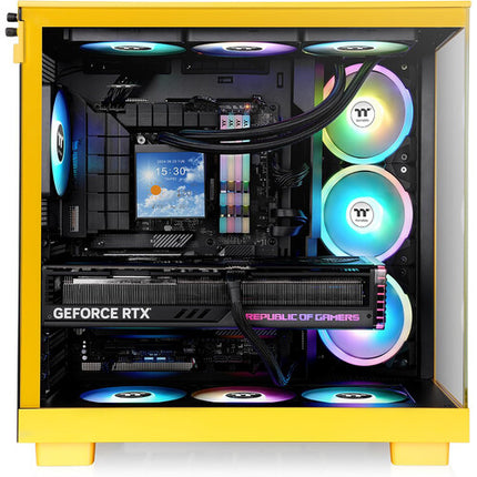 Thermaltake View 380 XL TG ARGB Caja Mid Tower ATX con 4 Ventiladores 120mm