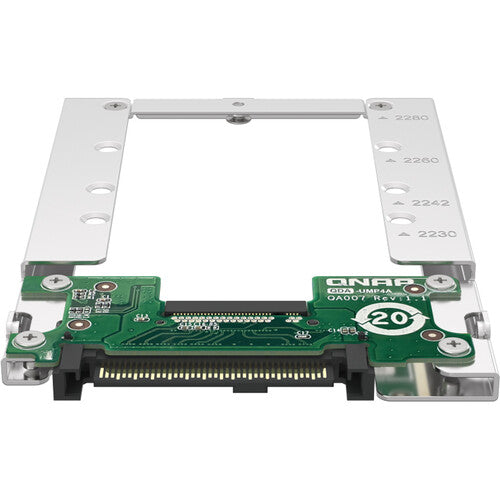 QNAP M.2 PCIe NVMe SSD Adaptador a U.2 2280 Soporta PCIe 4.0 x4 con Disipador térmico