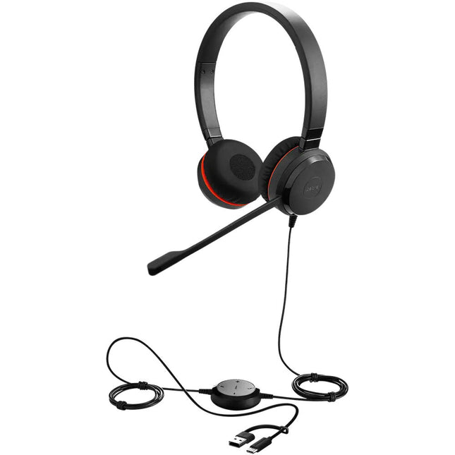 Jabra Evolve 20 SE Auriculares Estéreo USB-C Micrófono Cancelación Ruido