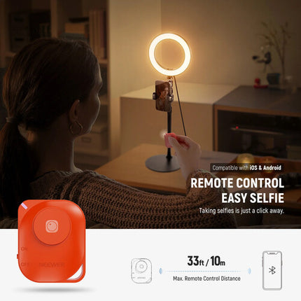 Neewer RH8B Luz de Anillo LED Bicolor 8" con Soporte Escritorio 2900-7000K 345 Lux PD Charger 25W