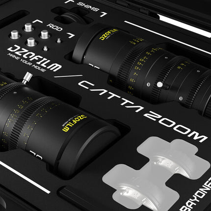 DZOFilm Catta 35-80mm 70-135mm T2.9 Zoom Cine E-Mount Bundle con Estuche rígido