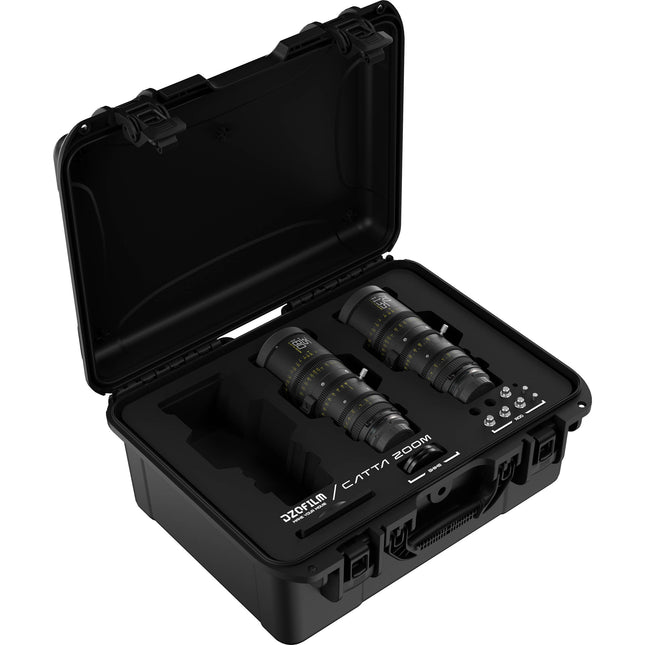 DZOFilm Catta 35-80mm 70-135mm T2.9 Zoom Cine E-Mount Bundle con Estuche rígido