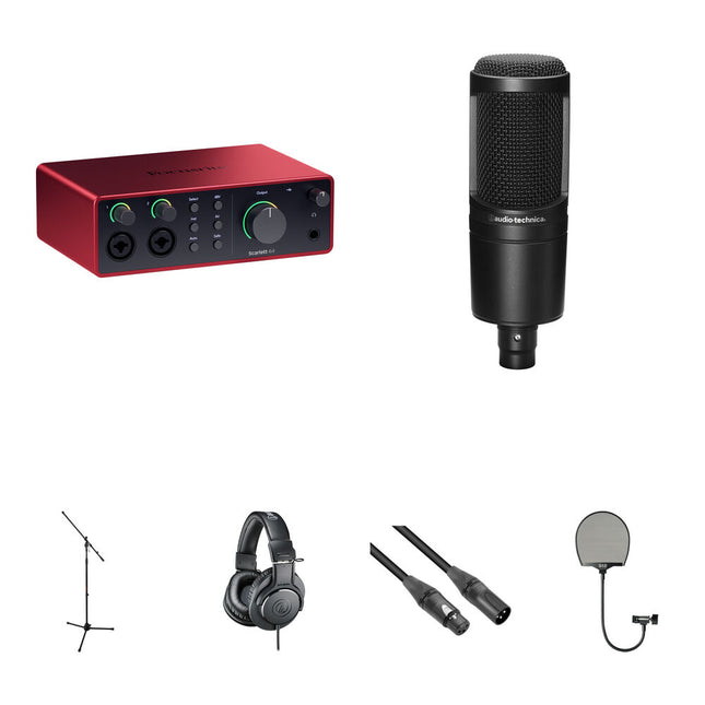 Focusrite Scarlett 4i4 4th Gen Interfaz de Audio USB-C 24-Bit 192kHz