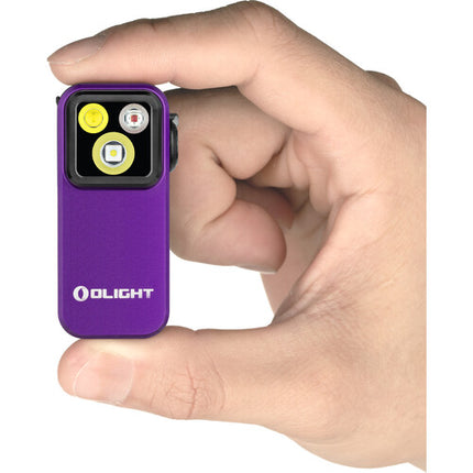 Olight Oclip Pro Luz Recargable Clip 500 Lúmenes USB-C Morada