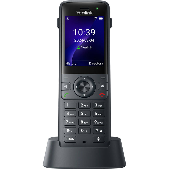 Yealink AX83H Teléfono Inalámbrico Wi-Fi 5 Pantalla 2.4" y 9 Horas Talktime