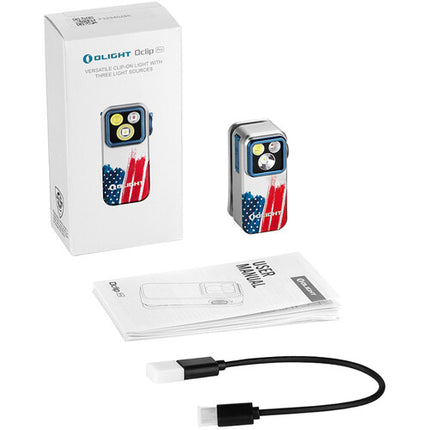 Olight Oclip Pro Luz Recargable Clip 500 lúmenes 144h batería USB-C