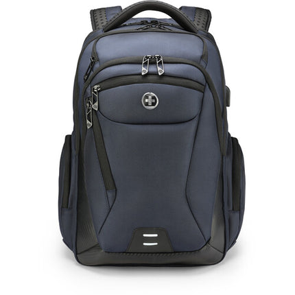 Swissdigital TERABYTE NG Mochila Azul 32L Compartimentos Multifuncionales