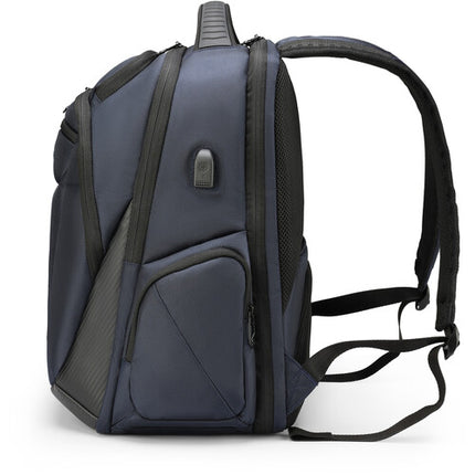 Swissdigital TERABYTE NG Mochila Azul 32L Compartimentos Multifuncionales