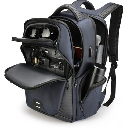Swissdigital TERABYTE NG Mochila Azul 32L Compartimentos Multifuncionales
