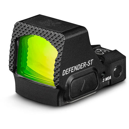 Vortex Defender-ST Mira Punto Verde Micro 3 MOA 10 Niveles Brillo Negro