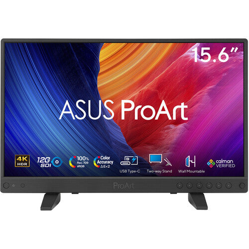 ASUS ProArt Monitor portátil 15.6" 4K UHD IPS HDR 400 nits 5 ms