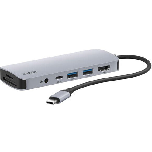 Belkin 7-en-1 USB-C Multiport Hub con HDMI 4K60 y carga PD 100W
