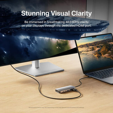 Belkin 7-en-1 USB-C Multiport Hub con HDMI 4K60 y carga PD 100W