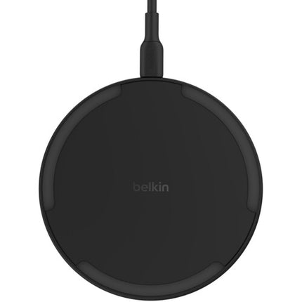 Belkin BoostCharge Cargador Inalámbrico 15W Negro con Adaptador 20W y Cable USB-C