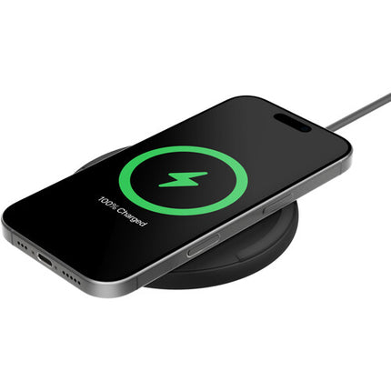Belkin BoostCharge Cargador Inalámbrico 15W Negro con Adaptador 20W y Cable USB-C