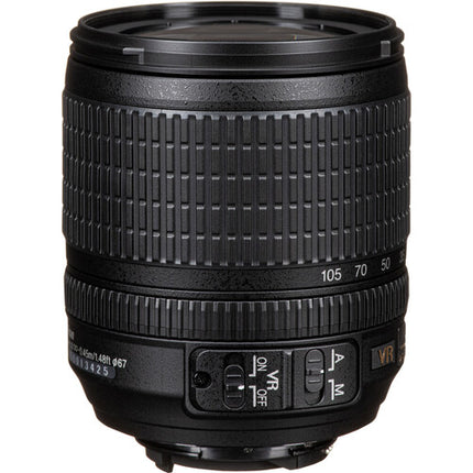 Nikon AF-S DX NIKKOR 18-105mm f/3.5-5.6G ED VR Objetivo con Estabilizador y Filtro 67mm